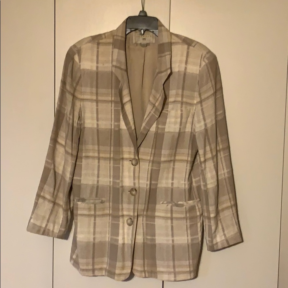 Express Plaid Blazer